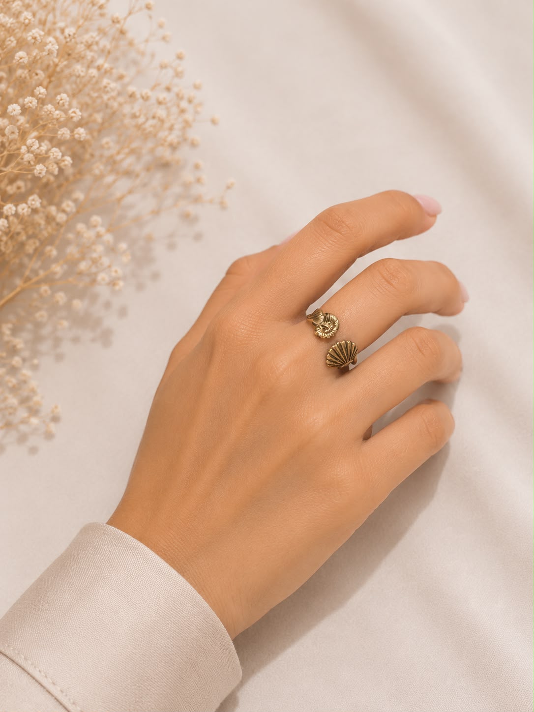 Ocean Shell Duo Ring