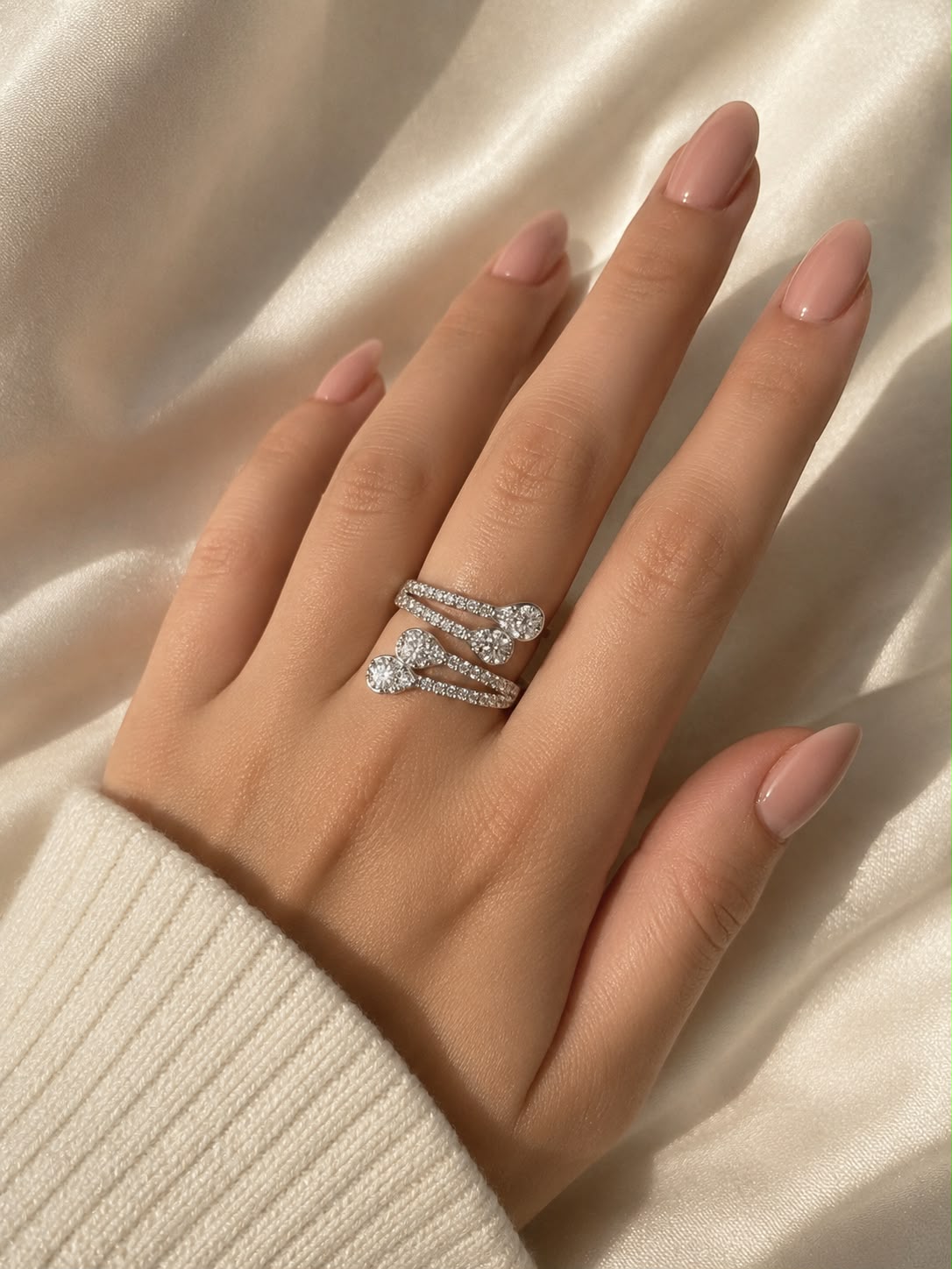 Starlight Cascade Ring