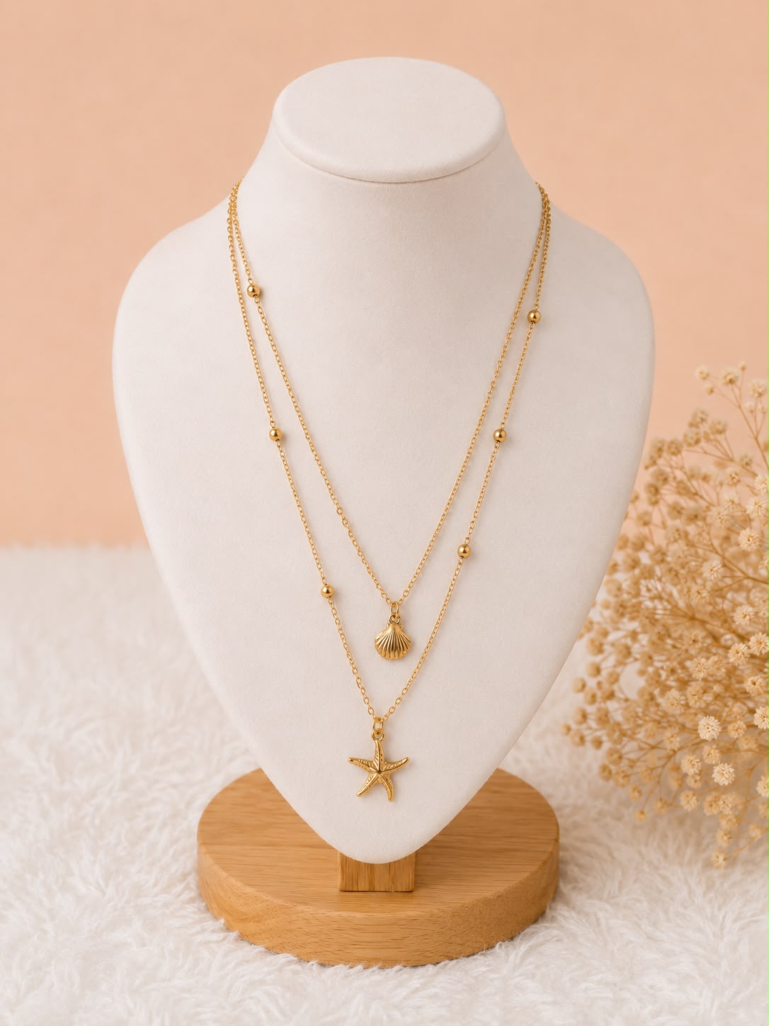 Ocean Charm Layered Necklace